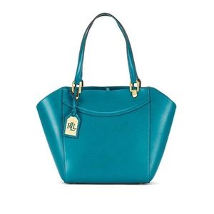 Lauren Ralph Lauren Women's Lexington Shopper Bag - Turkish Blue